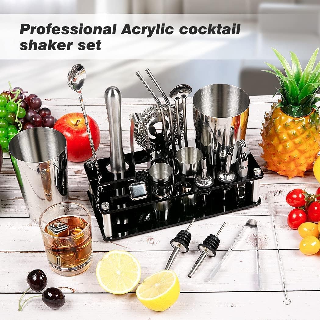 Cocktail Shaker Set Boston Shaker Set Stainless Steel Barten