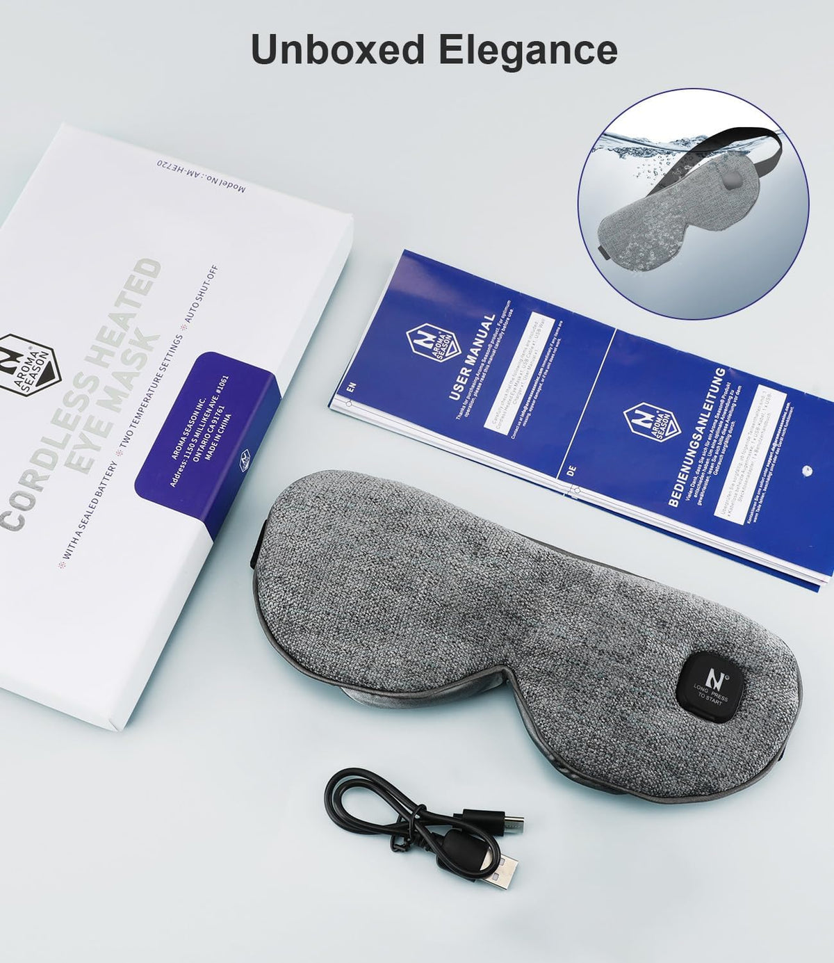 Aroma Season Heated Eye Mask