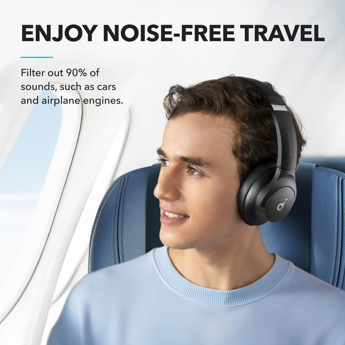 Soundcore by Anker Q20i Hybrid Active Noise Cancelling Headp