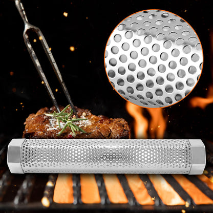 QWORK® 12" Stainless Steel BBQ Smoke Tube for Pellet Grill