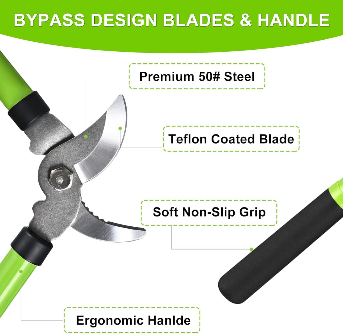 2Pcs Garden Shears Set