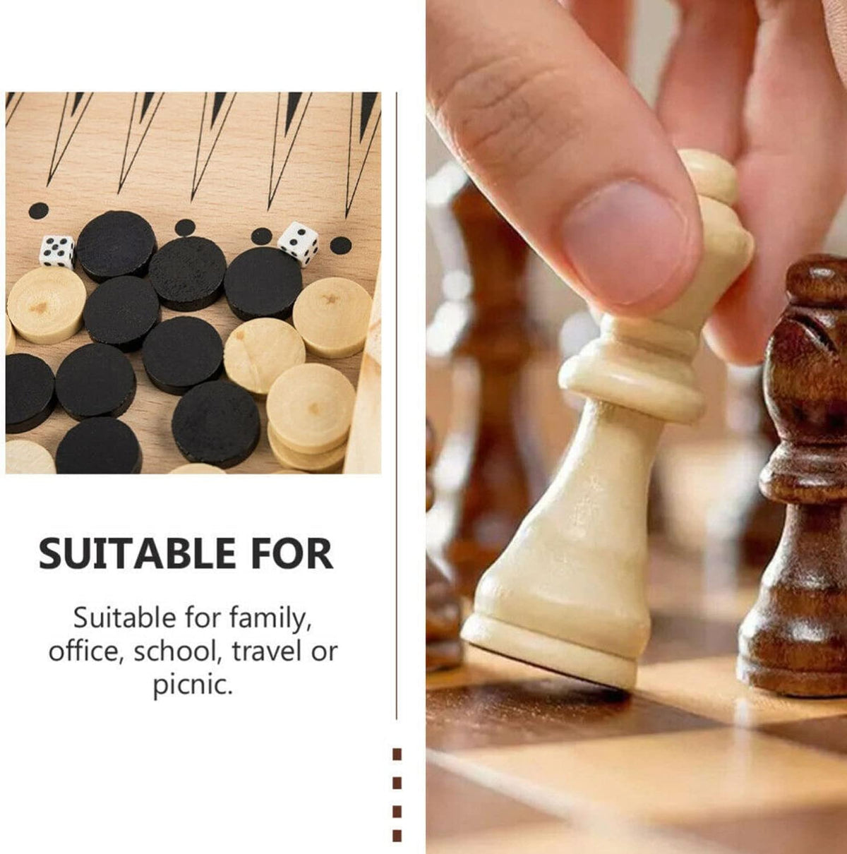 Yotsuba Wooden Chess Set