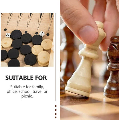 Yotsuba Wooden Chess Set