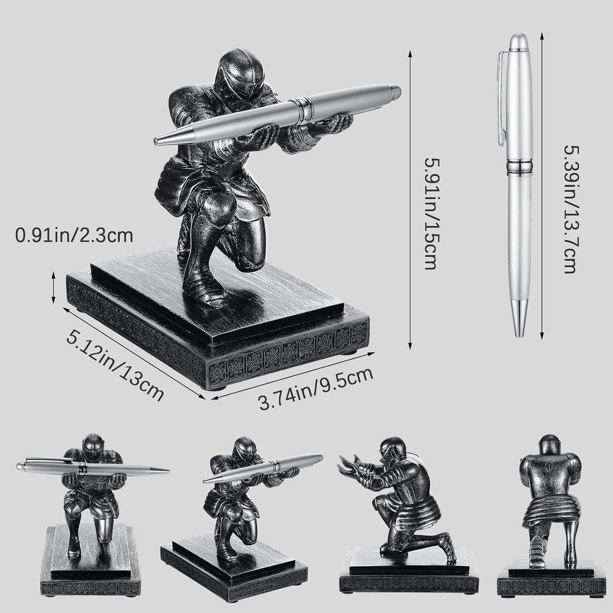 Spakon Knight Pen Holder with 2 Pens