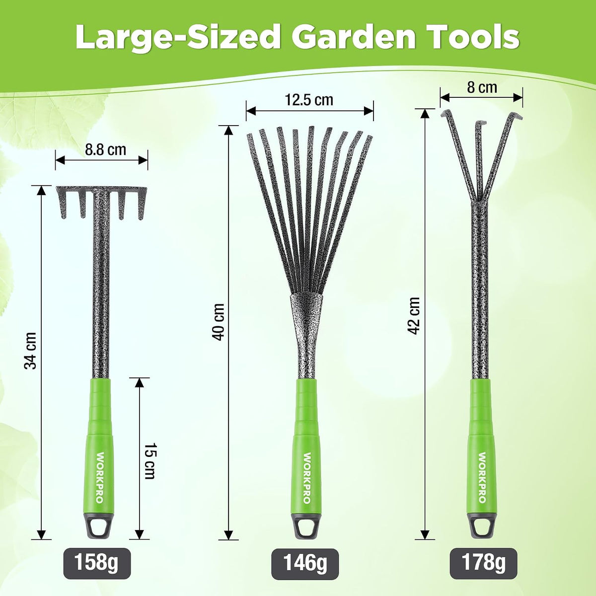 WORKPRO 6-Piece Garden Tool Set