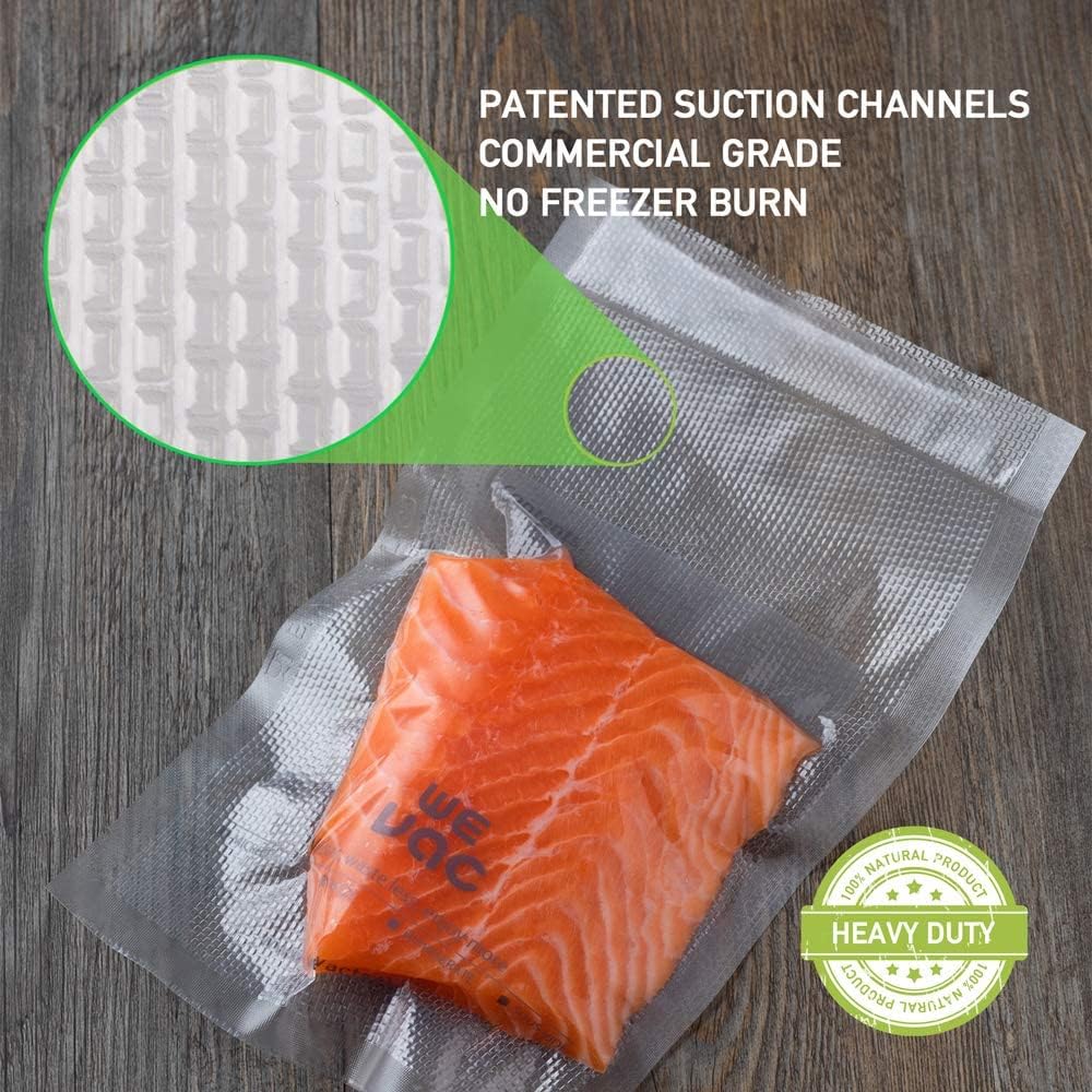 Wevac 20x30cm 200 Count Food Vacuum Sealer Bags Keeper