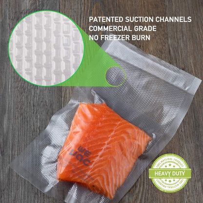 Wevac 20x30cm 200 Count Food Vacuum Sealer Bags Keeper