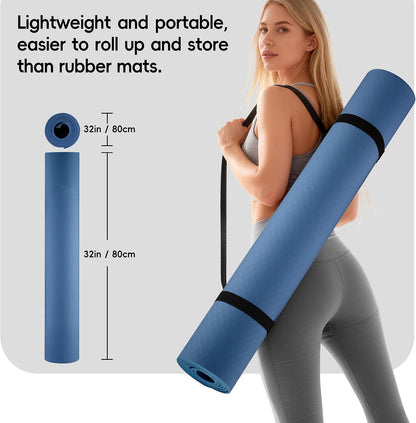 Extra Wide Yoga Mat 183x80cm (72"x32")