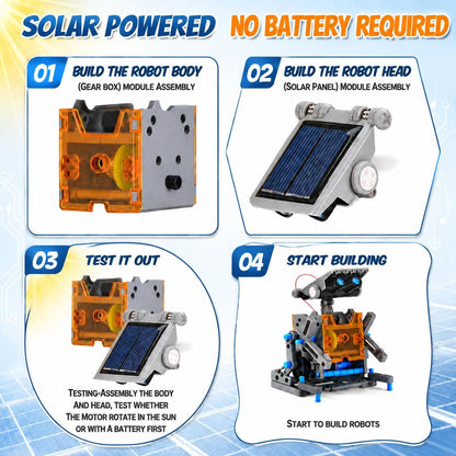 Solar Robot Kit for Kids Age 8-12