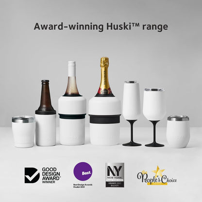 Huski Wine Tumbler 2.0 | New | Award-Winning Design with Detachable Stem | Premium Stainless Steel Wine Glass with Lid | Triple Insulated Tumbler | 355ml Capacity | Great Gift