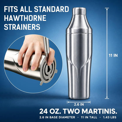 Lexenic 24oz Vacuum Insulated Hybrid Cocktail Shaker - Premi