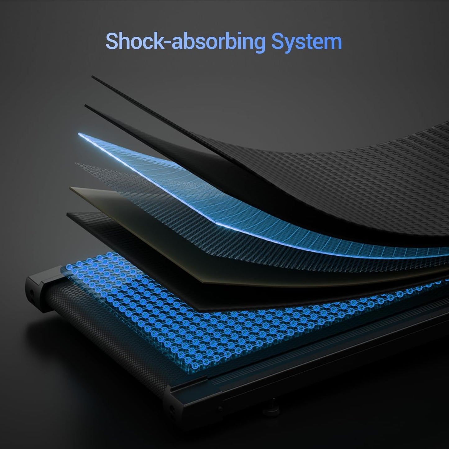 10% Incline Treadmill with Handle for Home and Office, Foldable Treadmills with 265 Lbs Weight Capacity, 2.5HP Quiet Walking Pad Treadmill, Three LED Screen Display