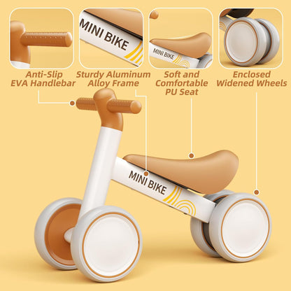 FAYDUDU Balance Bike for 1 Year Old Ride On Toy for 1 2 Year