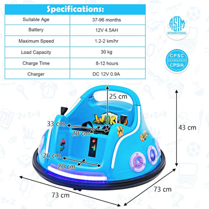 WhirlyBug electric bumper car ride-on