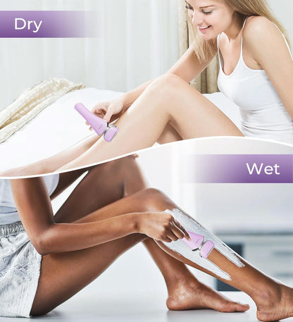 Women,Ladies Shaver,Lady Razor for Legs,Arm,Underarm,Bikini,USB Rechargeable Razor Wet&Dry Cordless for Woman by PRITECH