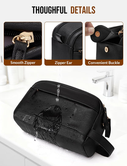PU Leather Toiletry Bag for Men