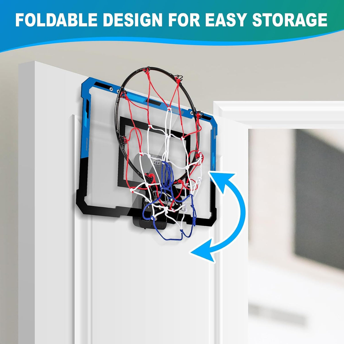 Loiley Basketball Hoop Indoor for Kids Adults with Scorer wi