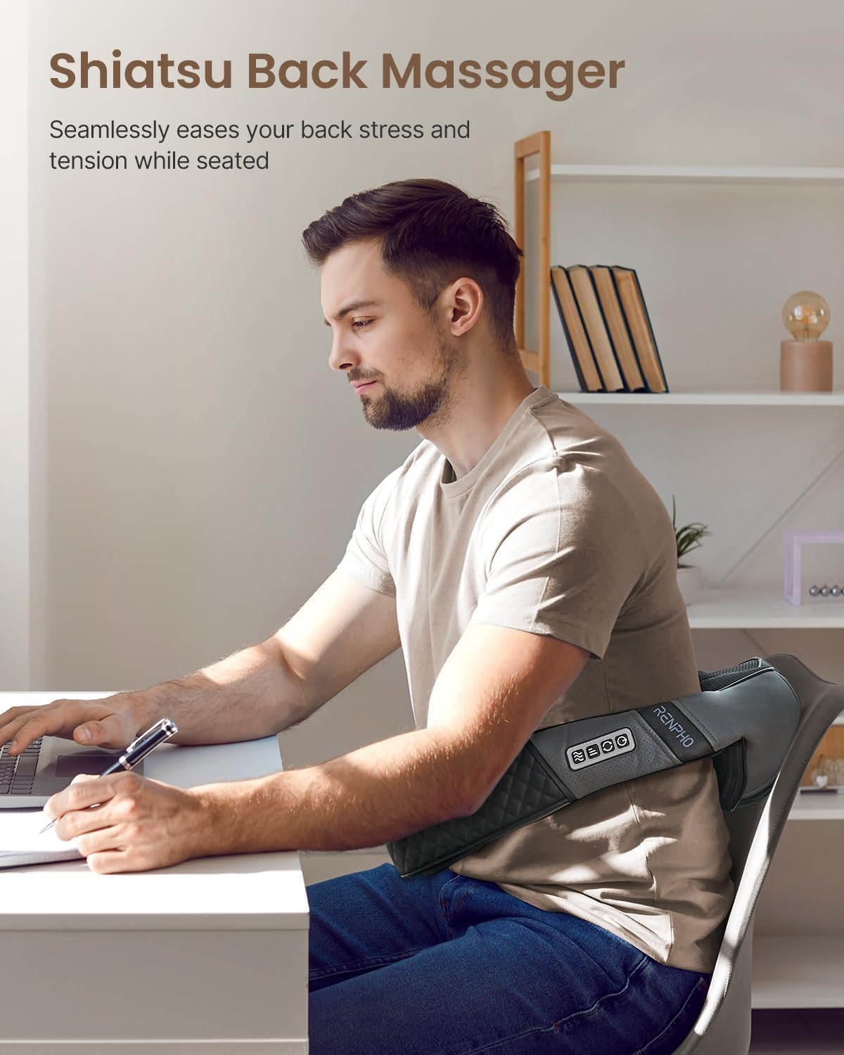 RENPHO Neck Shoulder Massager with Heat