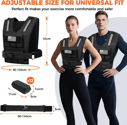 BAGAIL Weighted Vest for Strength Training