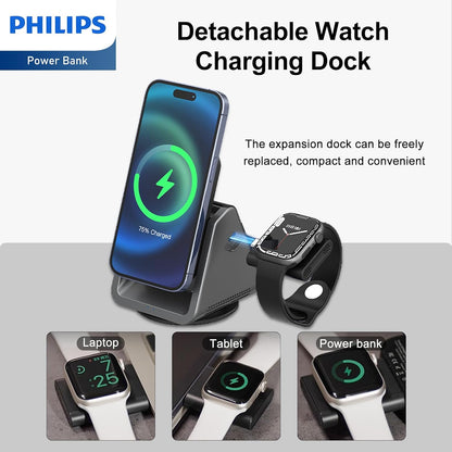 Philips Magsafe Charger 3 in 1 Wireless Charging Station Por
