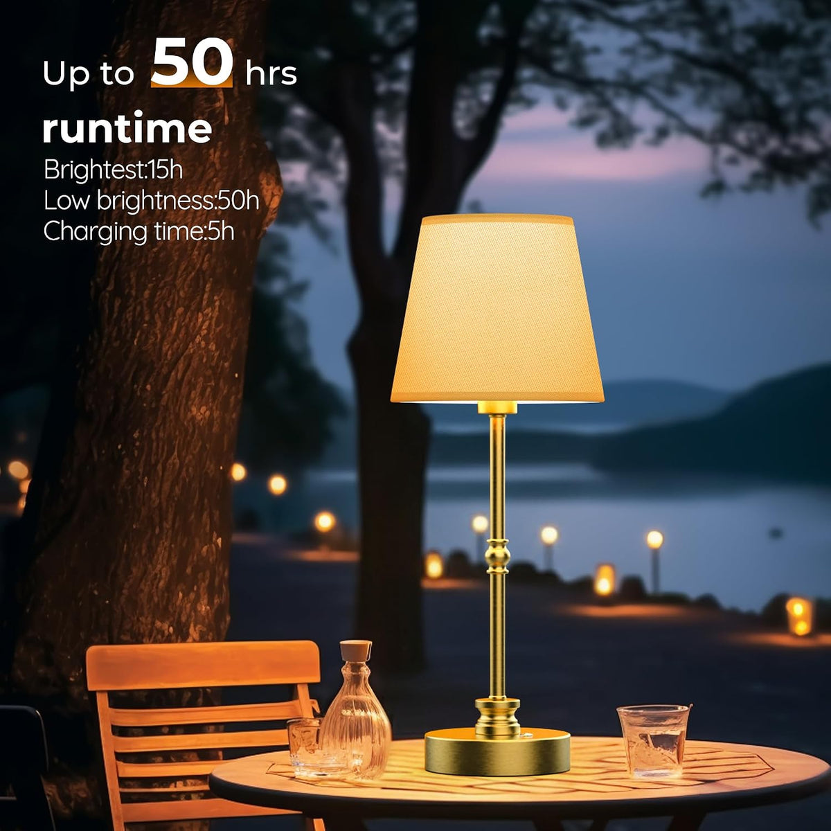 Rechargeable Table Lamp Cordless