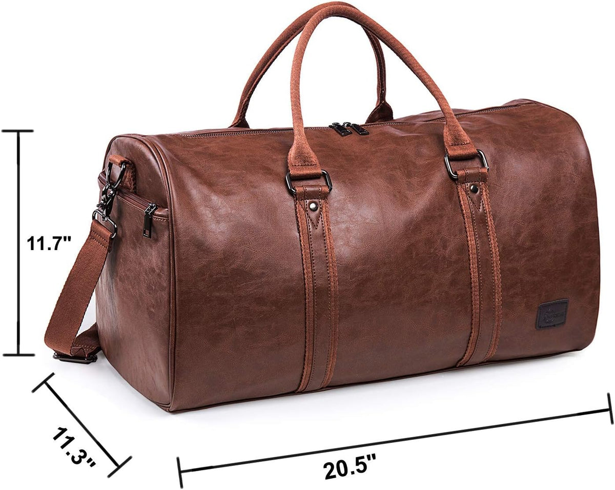 seyfocnia Oversized Travel Duffel Bag Weekender Bag with Sho