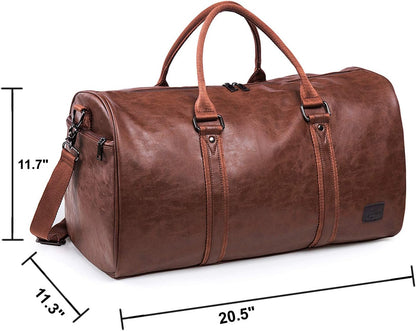seyfocnia Oversized Travel Duffel Bag Weekender Bag with Sho