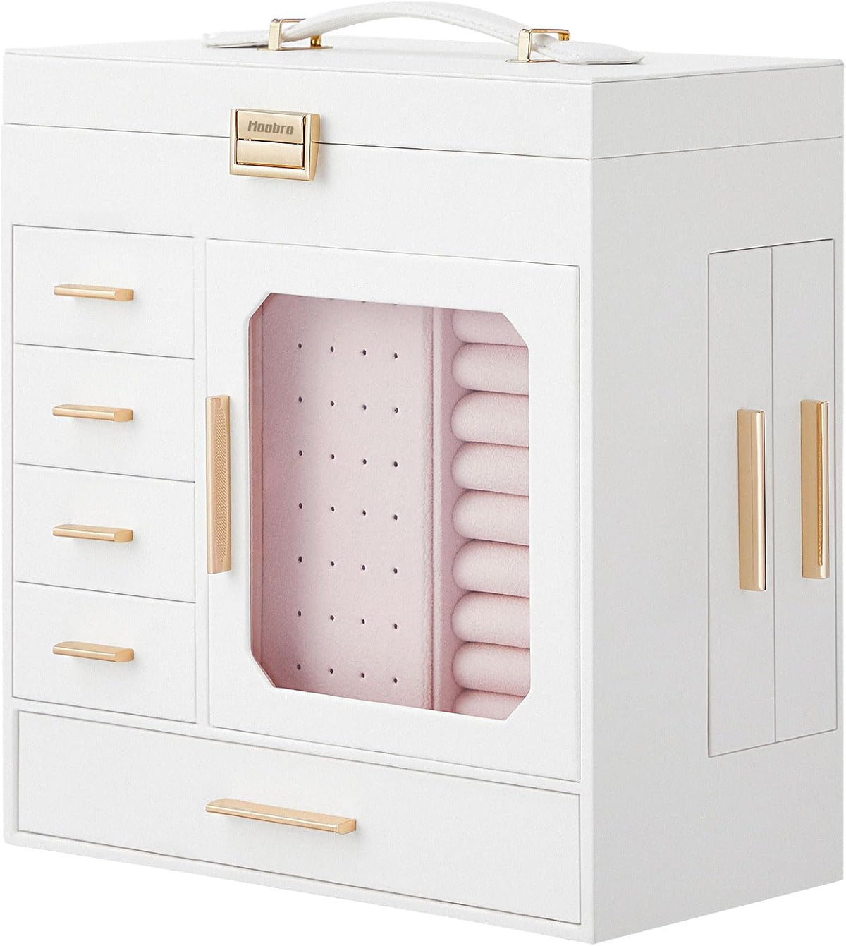 HOOBRO Jewelry Box with Mirror