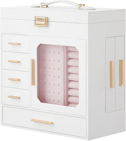 HOOBRO Jewelry Box with Mirror