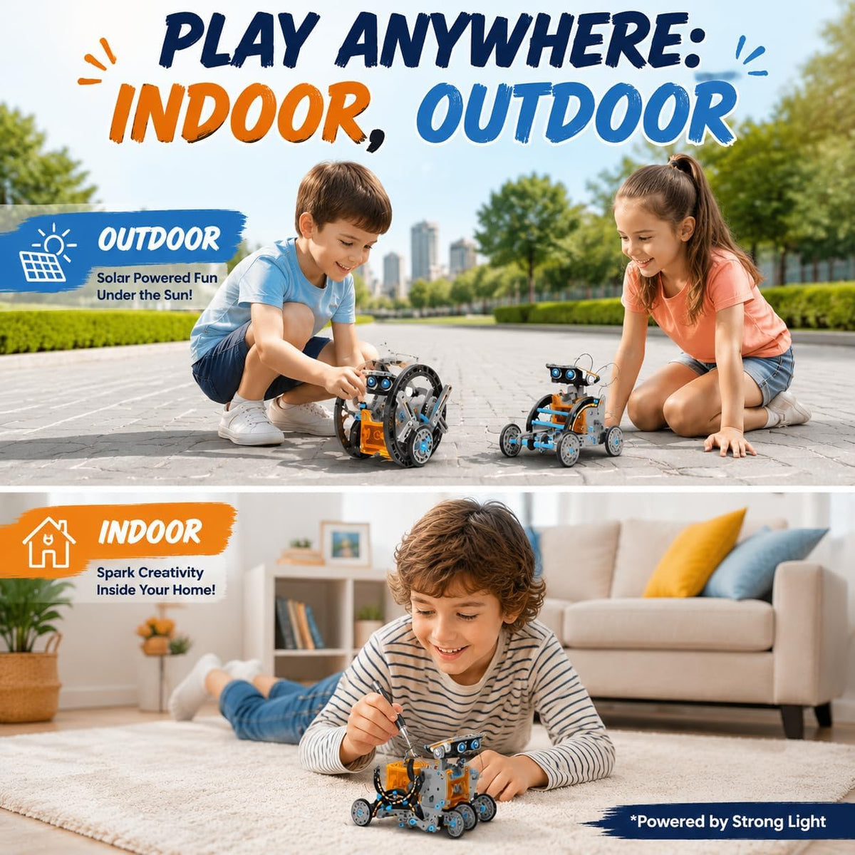 Solar Robot Kit for Kids Age 8-12