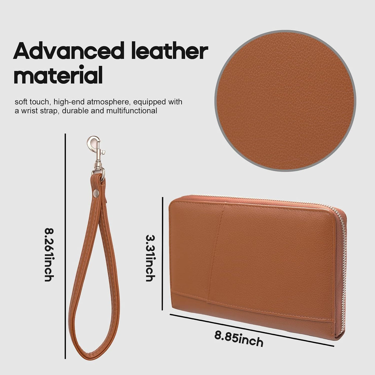 RFID Blocking Family Passport Holder Wallet 6
