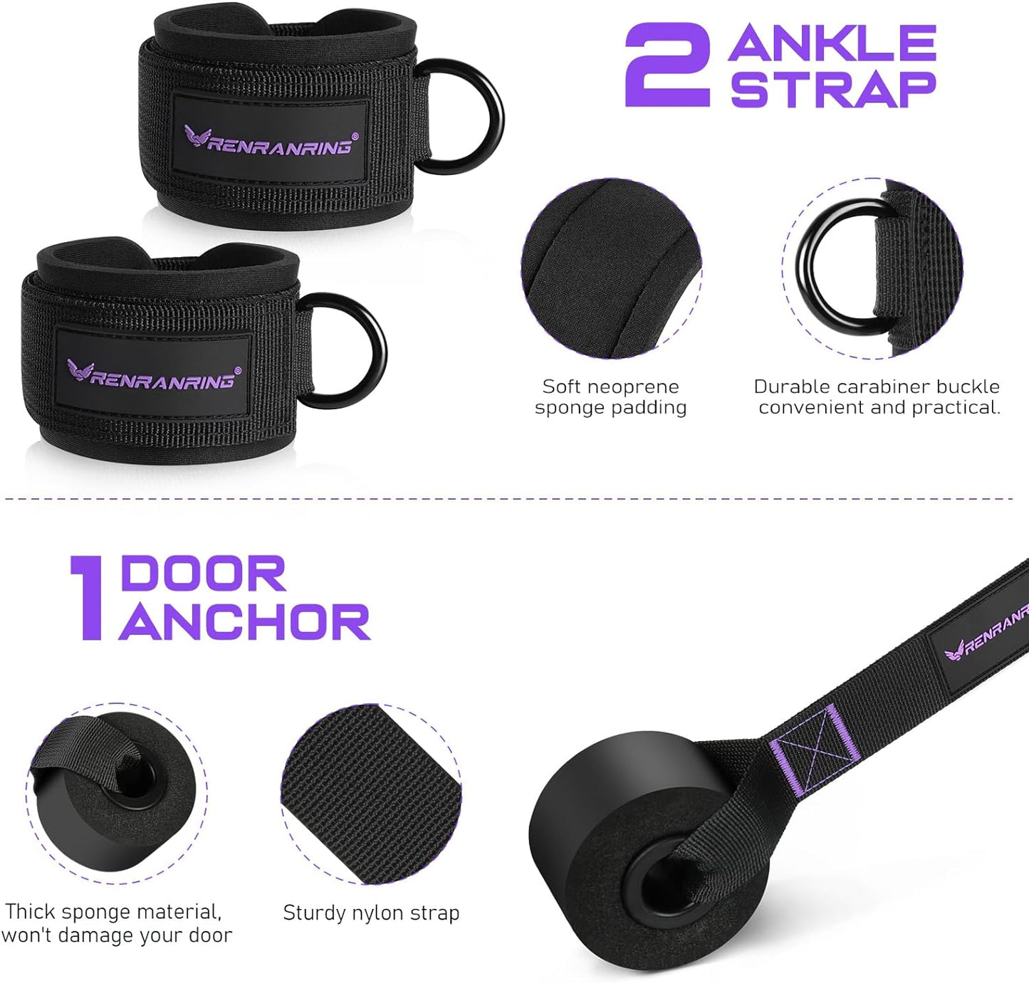 Pilates Bar Kit with Resistance Bands, Multifunctional Yoga Pilates Bar with Heavy-Duty Metal Adjustment Buckle for Women & Men, Home Gym Pilates Resistance Bar Kit forFull Body Workouts