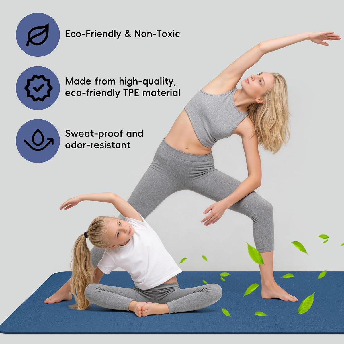 Extra Wide Yoga Mat 183x80cm (72"x32")