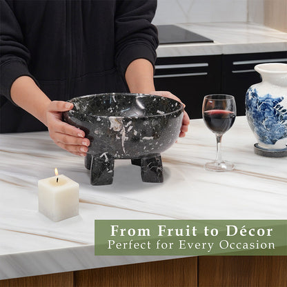 Marble Pedestal Bowl