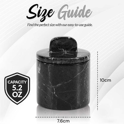 Marble Single Salt Cellar with Spoon