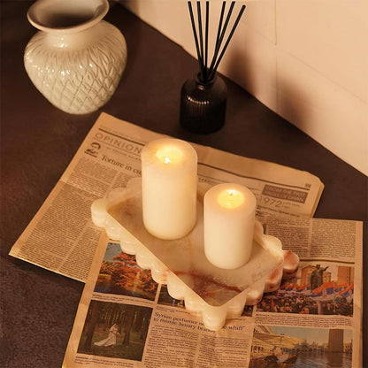 Marble Cloud Tray
