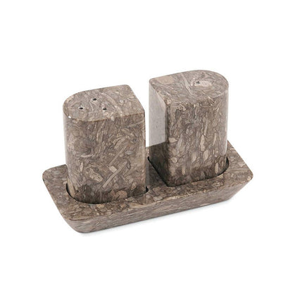Marble Salt and Pepper with tray