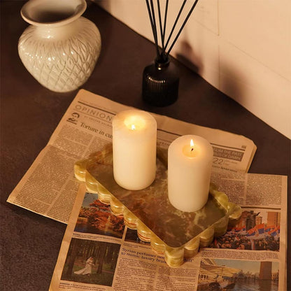 Marble Cloud Tray
