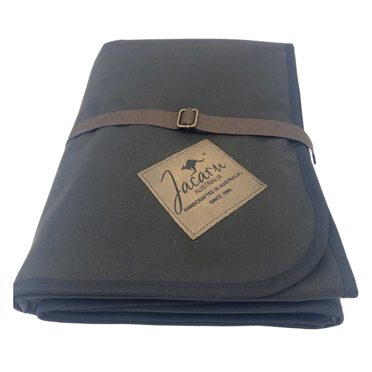 Jacaru 8003XL Giant Oilskin Picnic Blanket — 195 x 145cm Water-Resistant Rug with Tartan Flannelette Lining — image 12