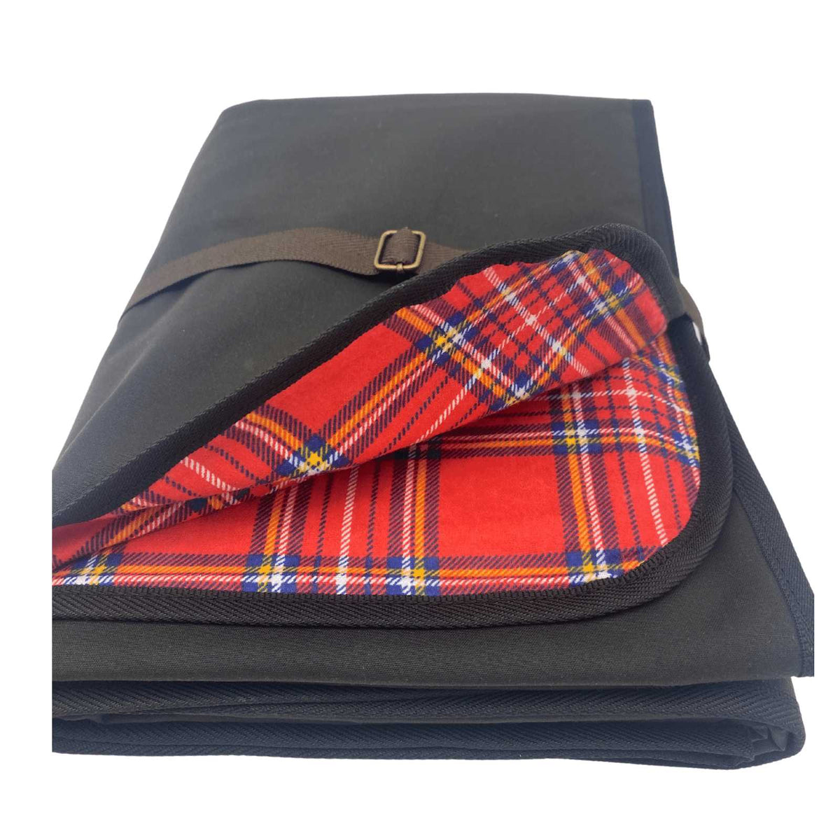 Jacaru 8003XL Giant Oilskin Picnic Blanket — 195 x 145cm Water-Resistant Rug with Tartan Flannelette Lining — image 7