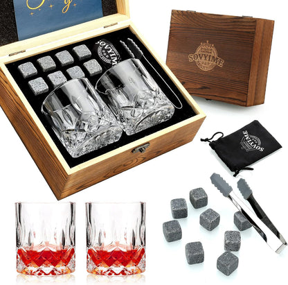 Whisky Stones Glasses Gift Set