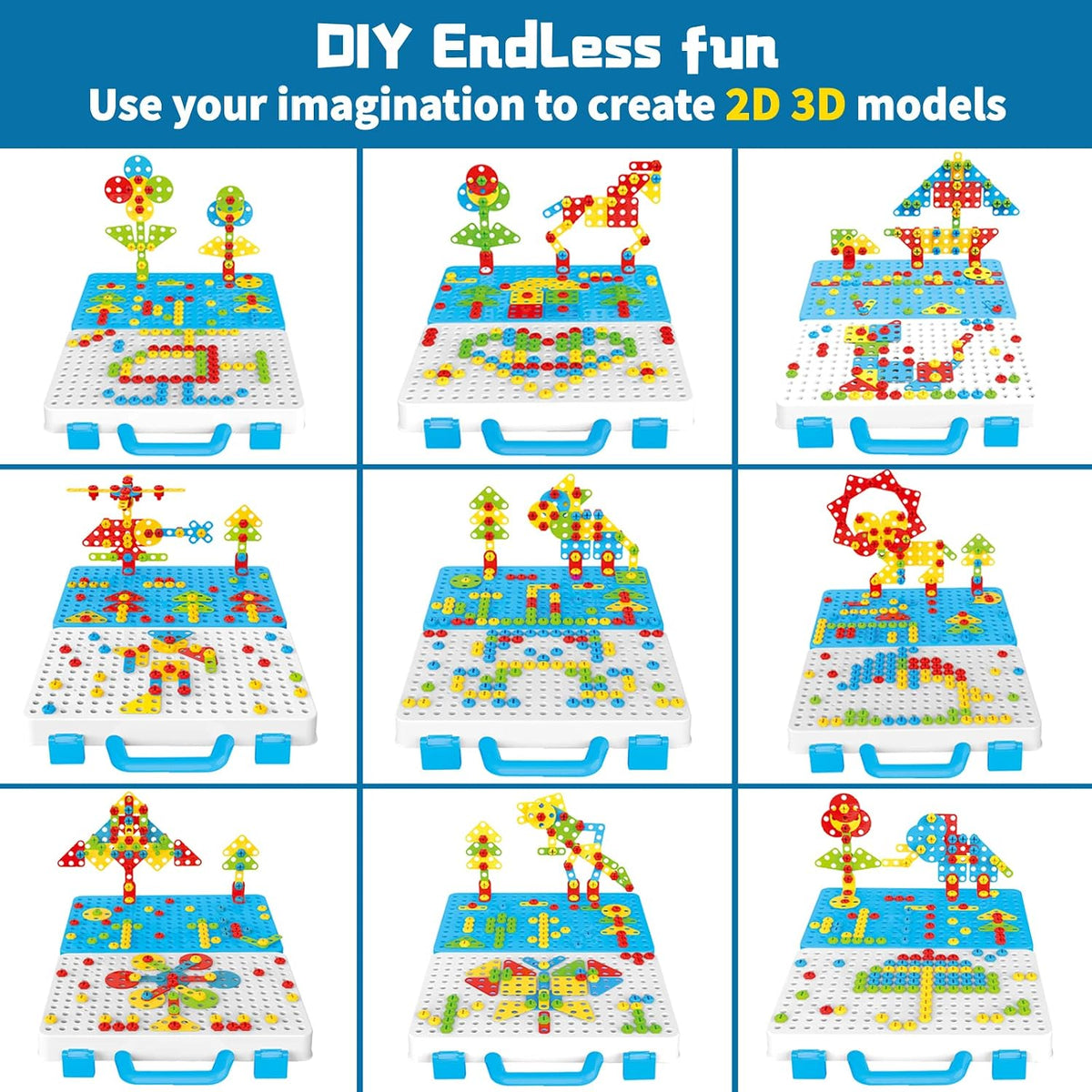 AKILION DIY Electric Drill Puzzle Set