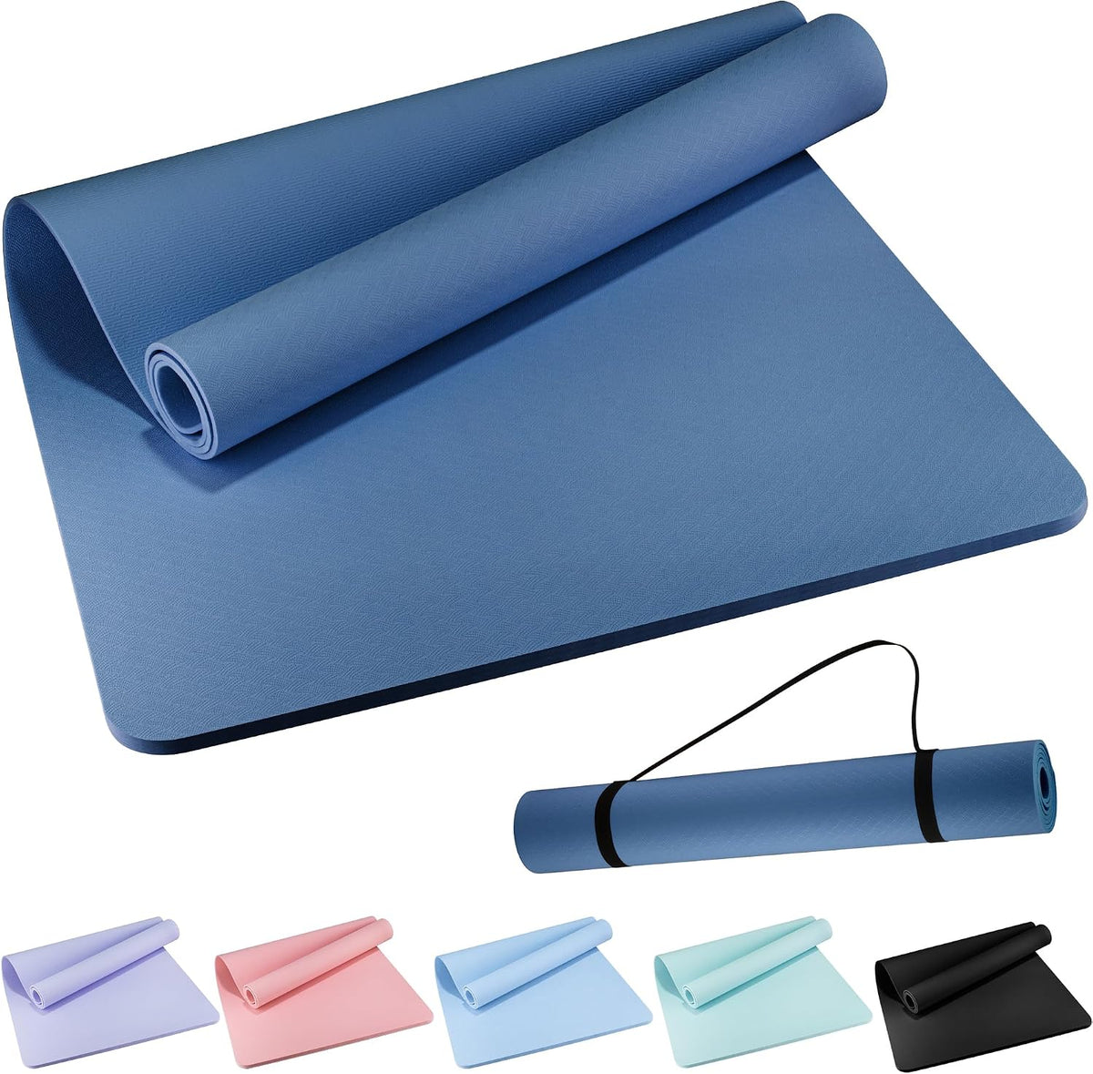 Extra Wide Yoga Mat 183x80cm (72"x32")