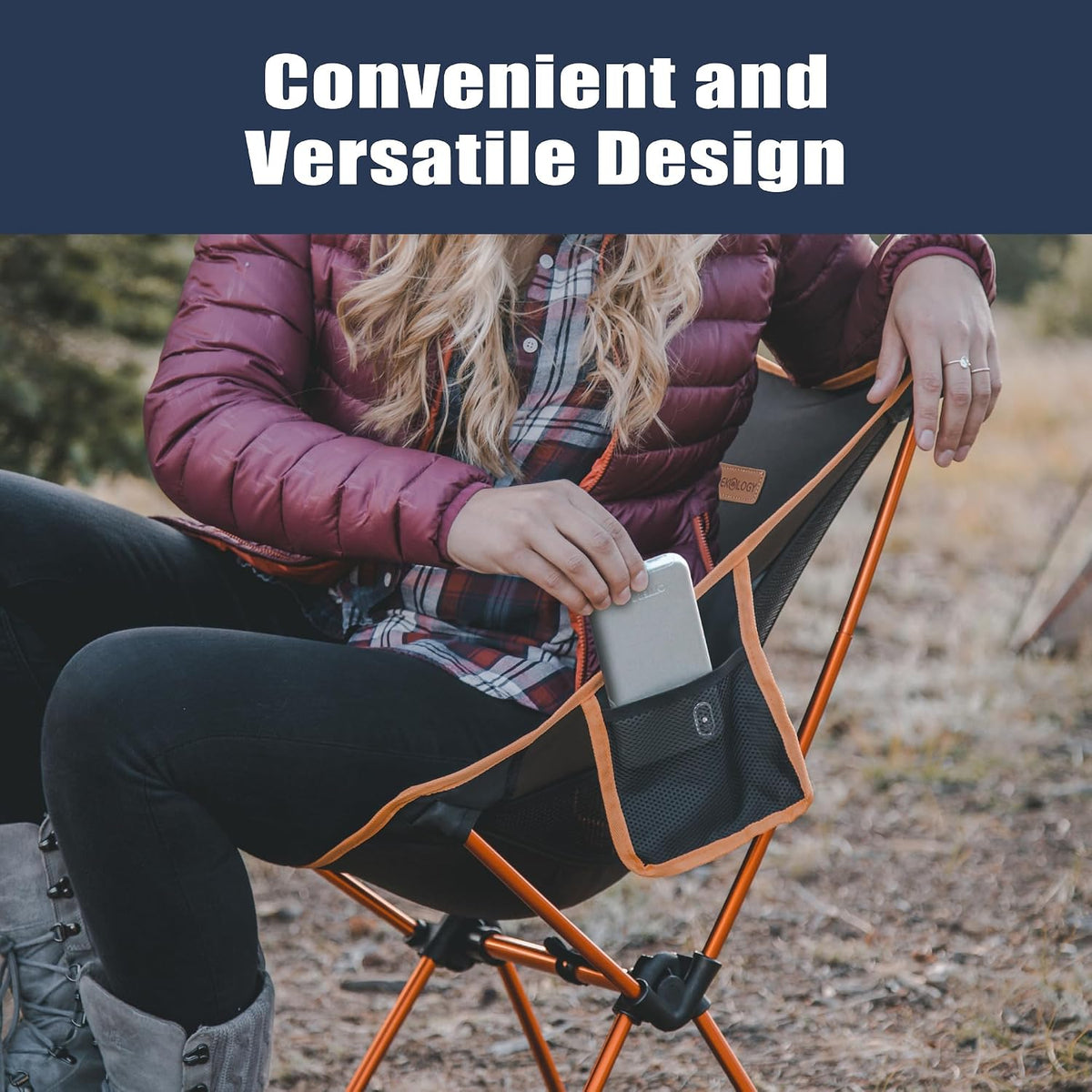 TREKOLOGY YIZI GO Portable Folding Camping Chair for Beach a