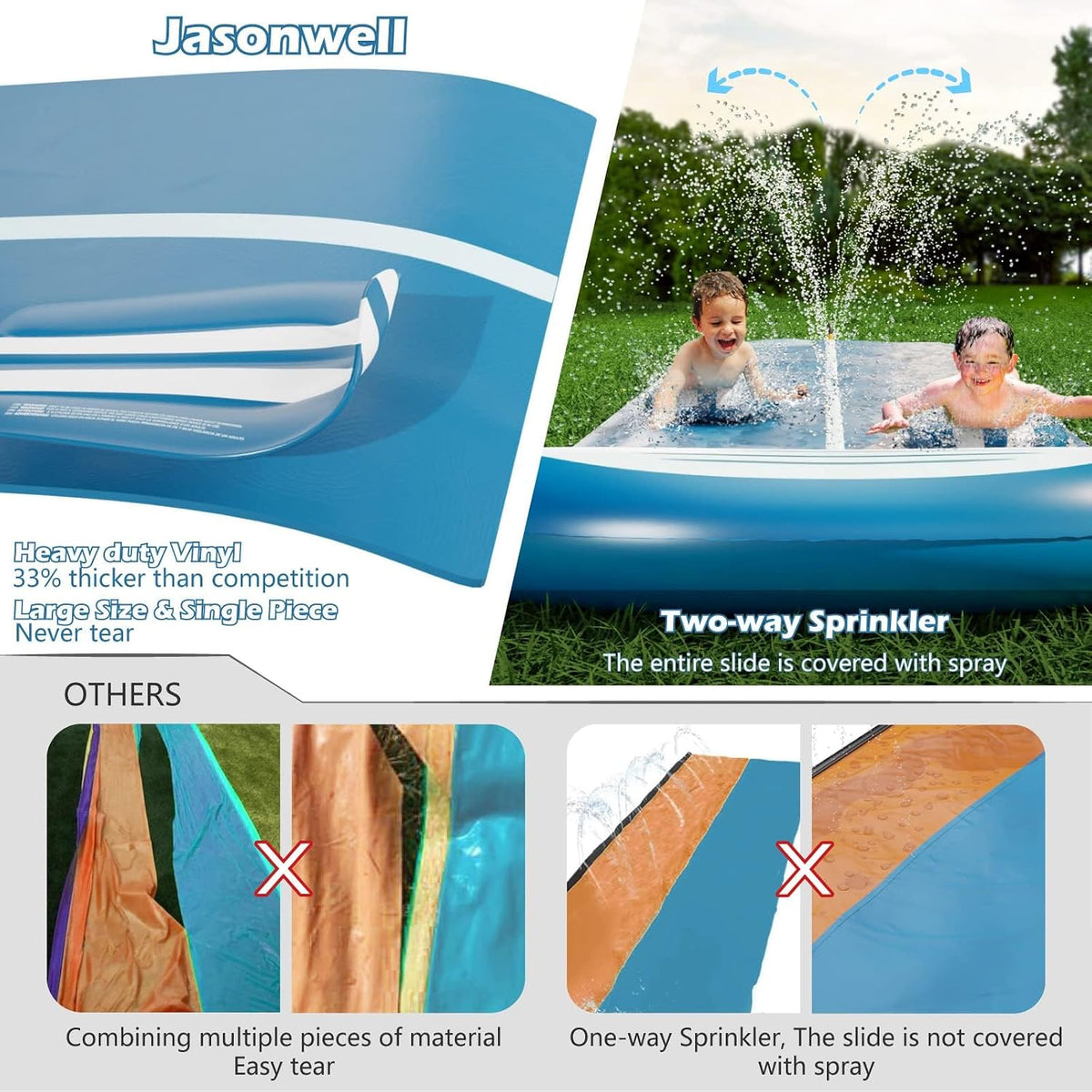 Stargo Shark Twin-Lane Water Slide view 6