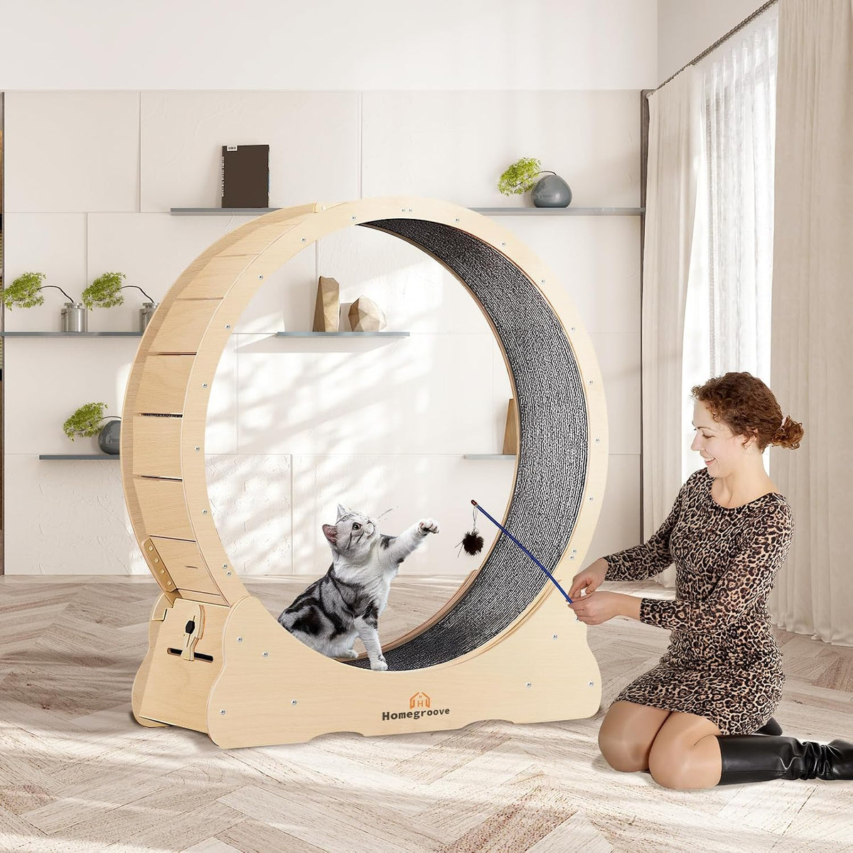 PurrTrek 45 inch Cat Exercise Wheel view 7
