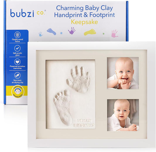 Baby Footprint Kit, Baby Foot and Hand Print Kit, Baby Picture Frame, Hand Print Mold Kit, New Mom Gifts, Baby Newborn Essentials Must Haves, Baby Casting Kit, Baby Shower Gifts