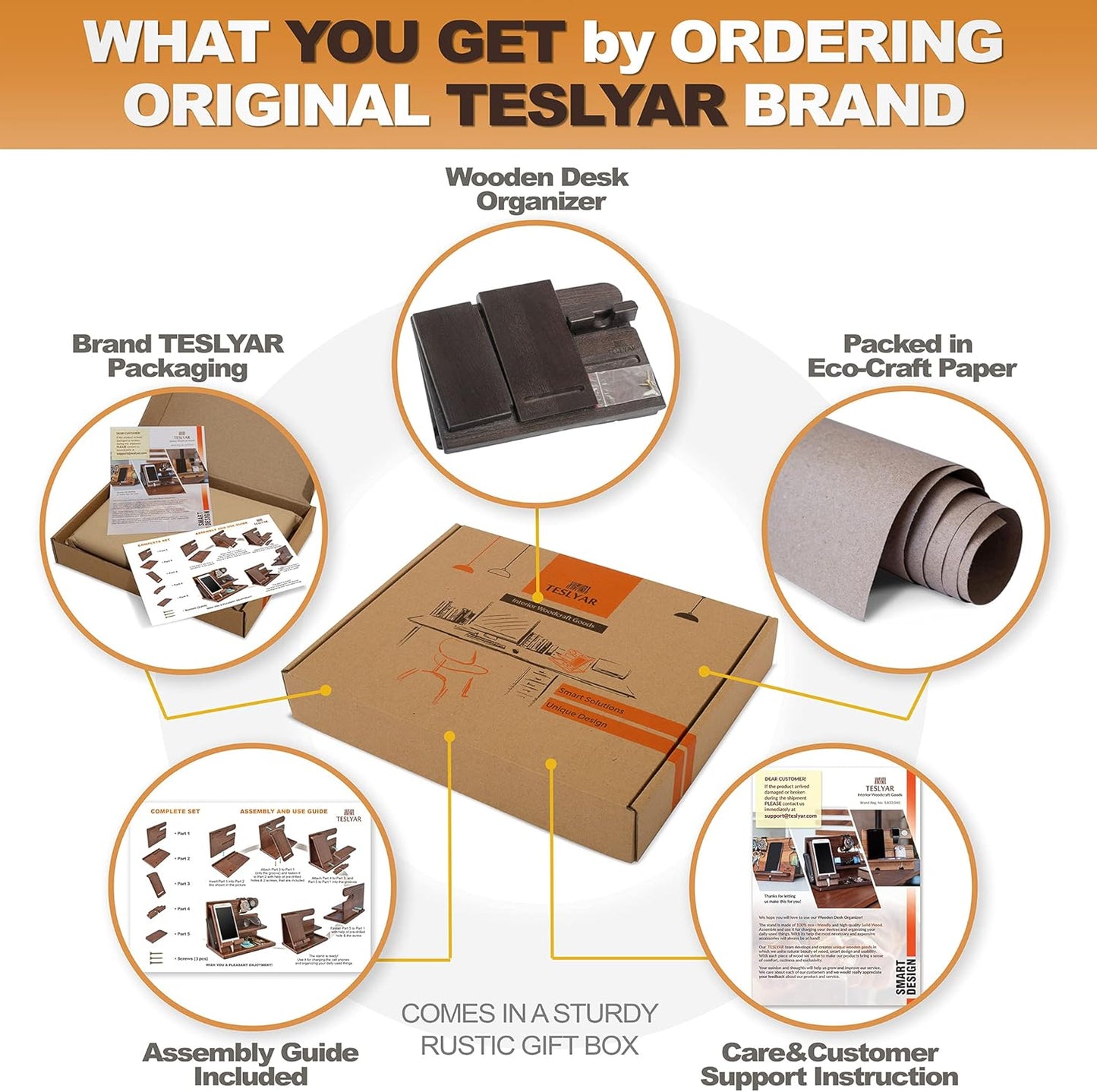 Wood Phone Docking Station - Nightstand Organizer - Desk Organizer for Husband - Gifts for Men, Dad - Idea for Anniversary from Wife - Key Holder - Stand Wallet & Watch (Beige)