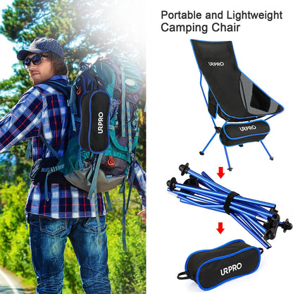 Upgraded Outdoor Camping Chair Portable Lightweight Folding 