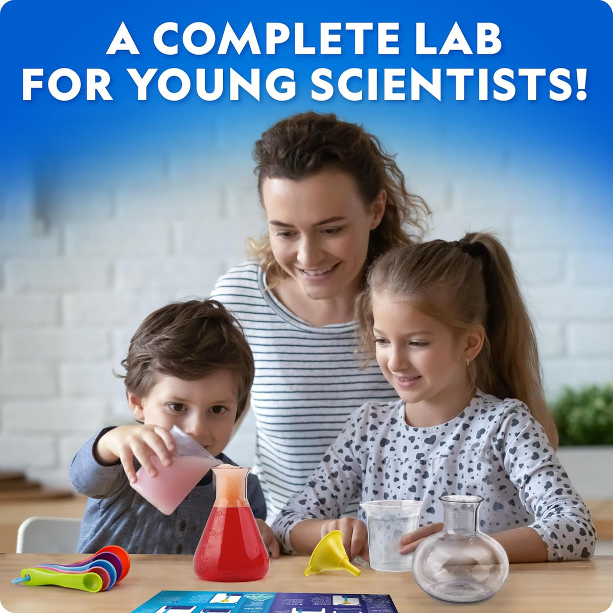 National Geographic Junior Chemistry Set with 50 Experiments